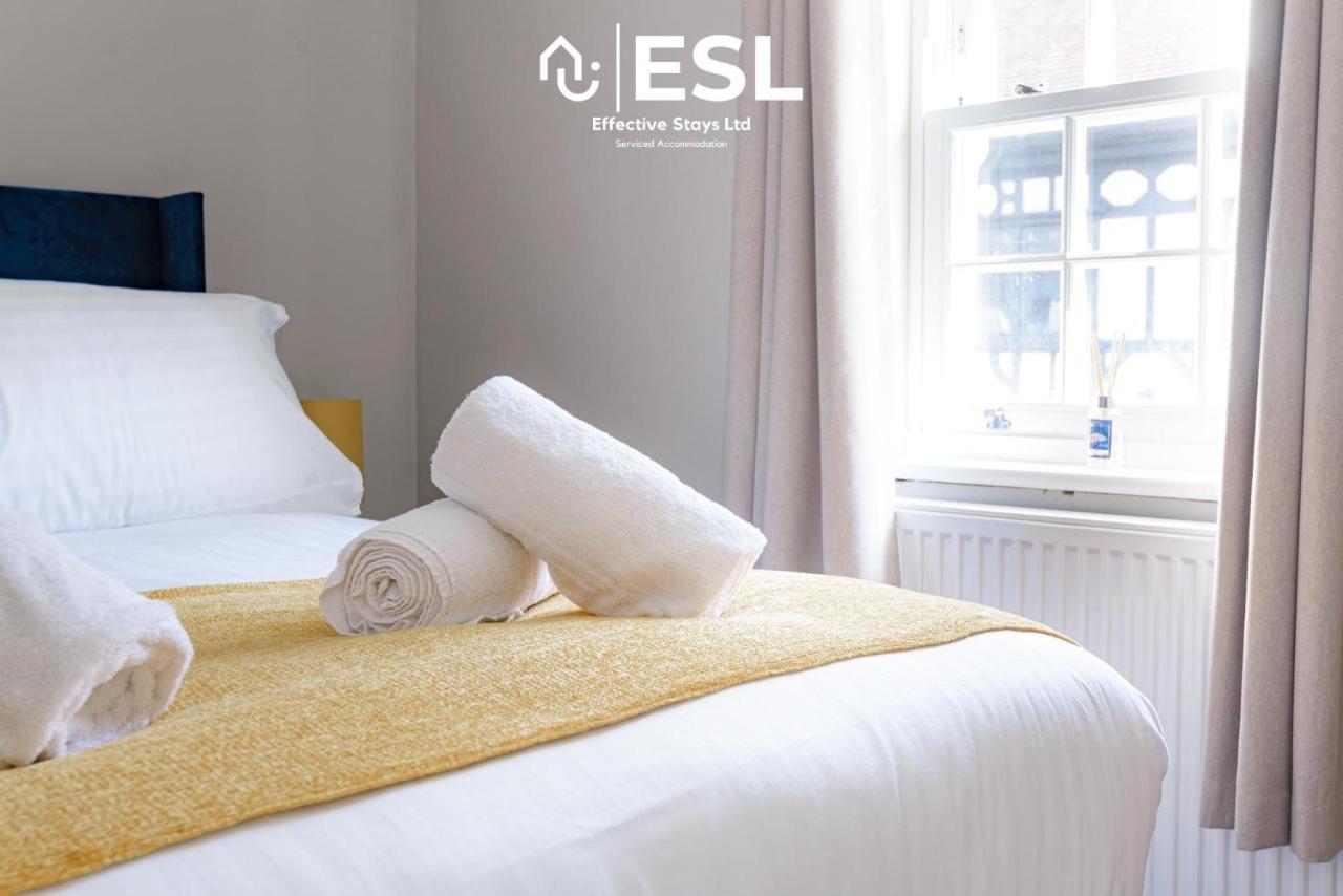 Comfy Modern 2 Bedroom Duplex Apartment With Sun Terrace Shrewsbury Eksteriør billede