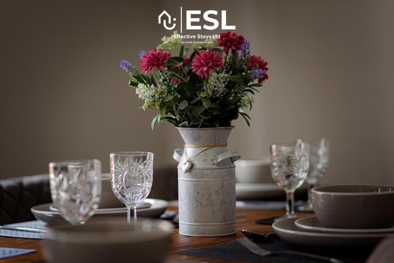 Comfy Modern 2 Bedroom Duplex Apartment With Sun Terrace Shrewsbury Eksteriør billede