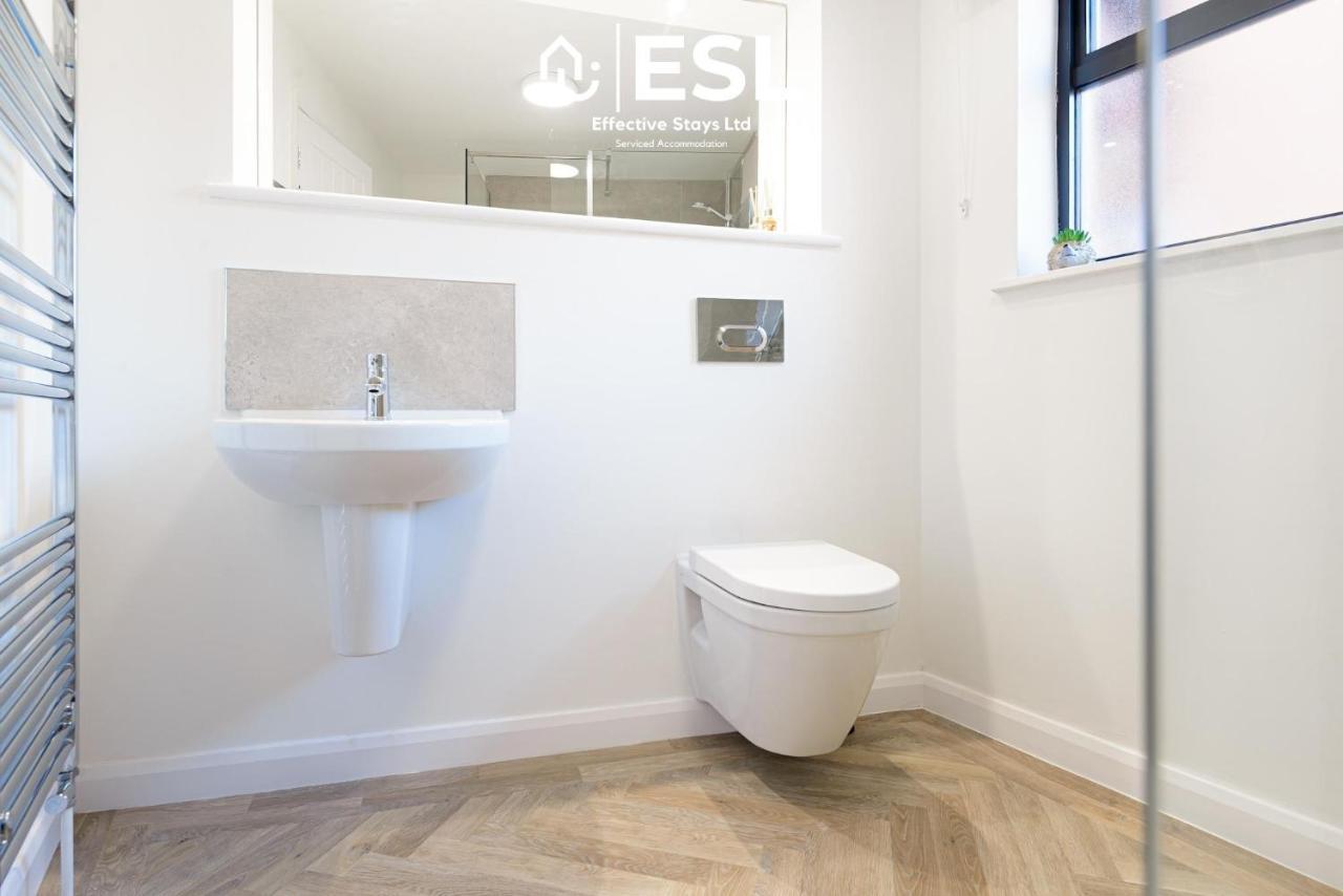 Comfy Modern 2 Bedroom Duplex Apartment With Sun Terrace Shrewsbury Eksteriør billede
