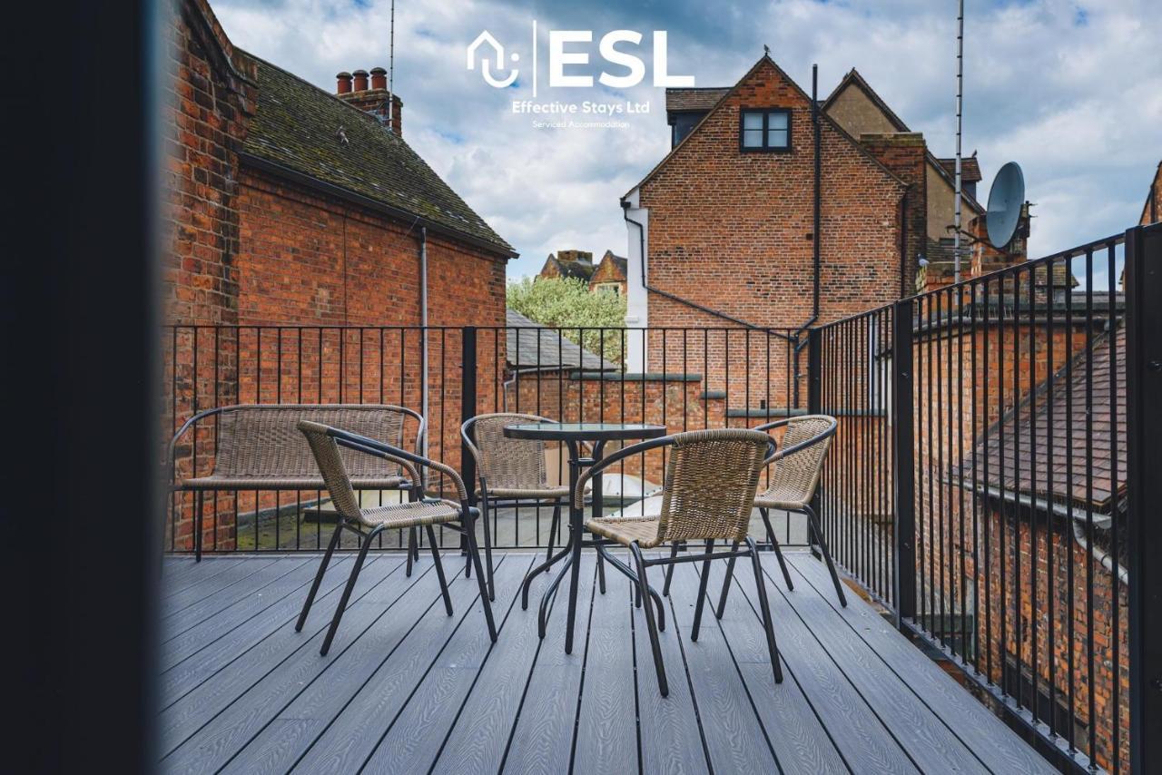Comfy Modern 2 Bedroom Duplex Apartment With Sun Terrace Shrewsbury Eksteriør billede